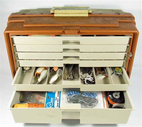 old metal tackle boxes|fishing tackle box clearance.